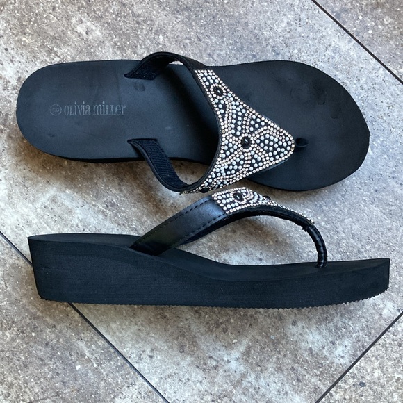 Olivia Miller Shoes - Olivia Miller Foam Wedge Sandals